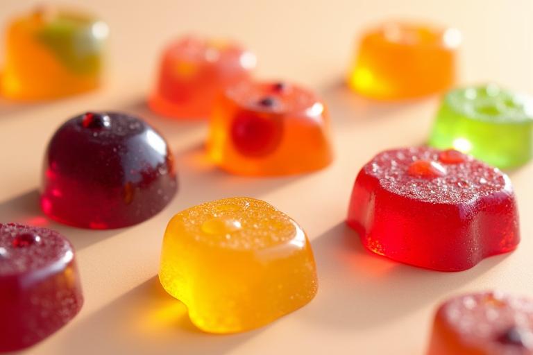 A vibrant assortment of handmade artisan candy and gourmet fruit jellies from OrchardBloom Confections.